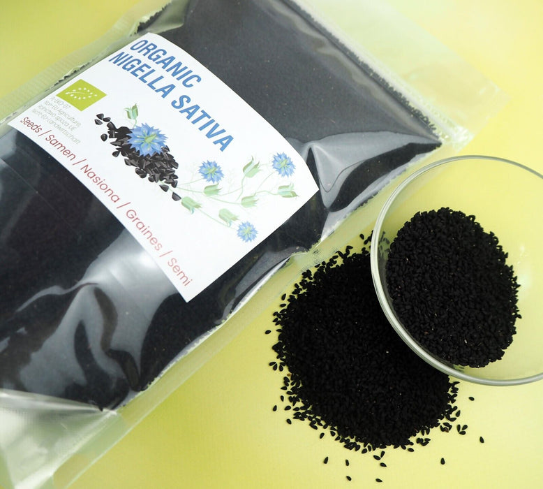 BIO Schwarzkümmel Samen, Ganz, Ägyptischer Schwarzkümmel, Nigella Sativa 900g